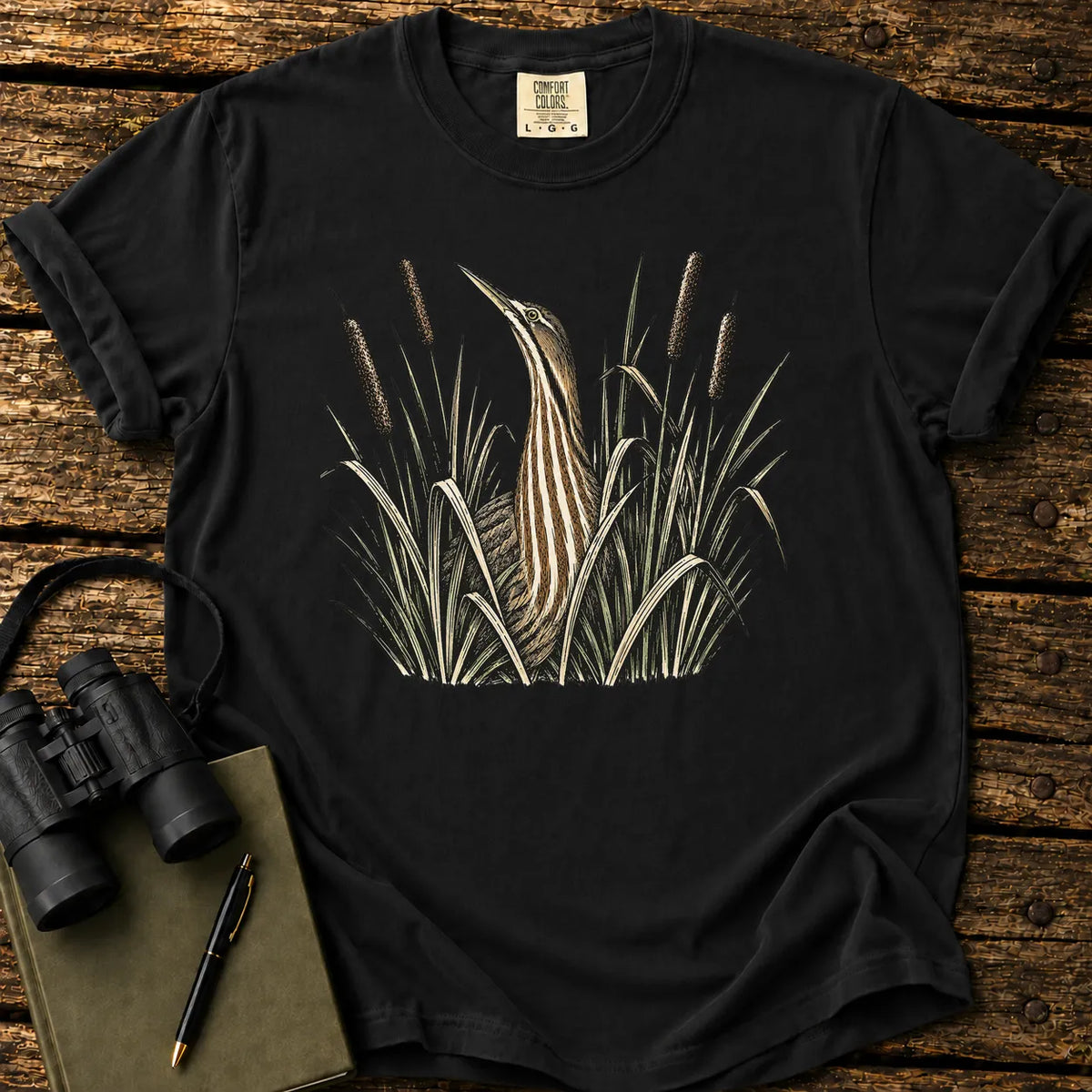 Camouflaged Bittern T-shirt