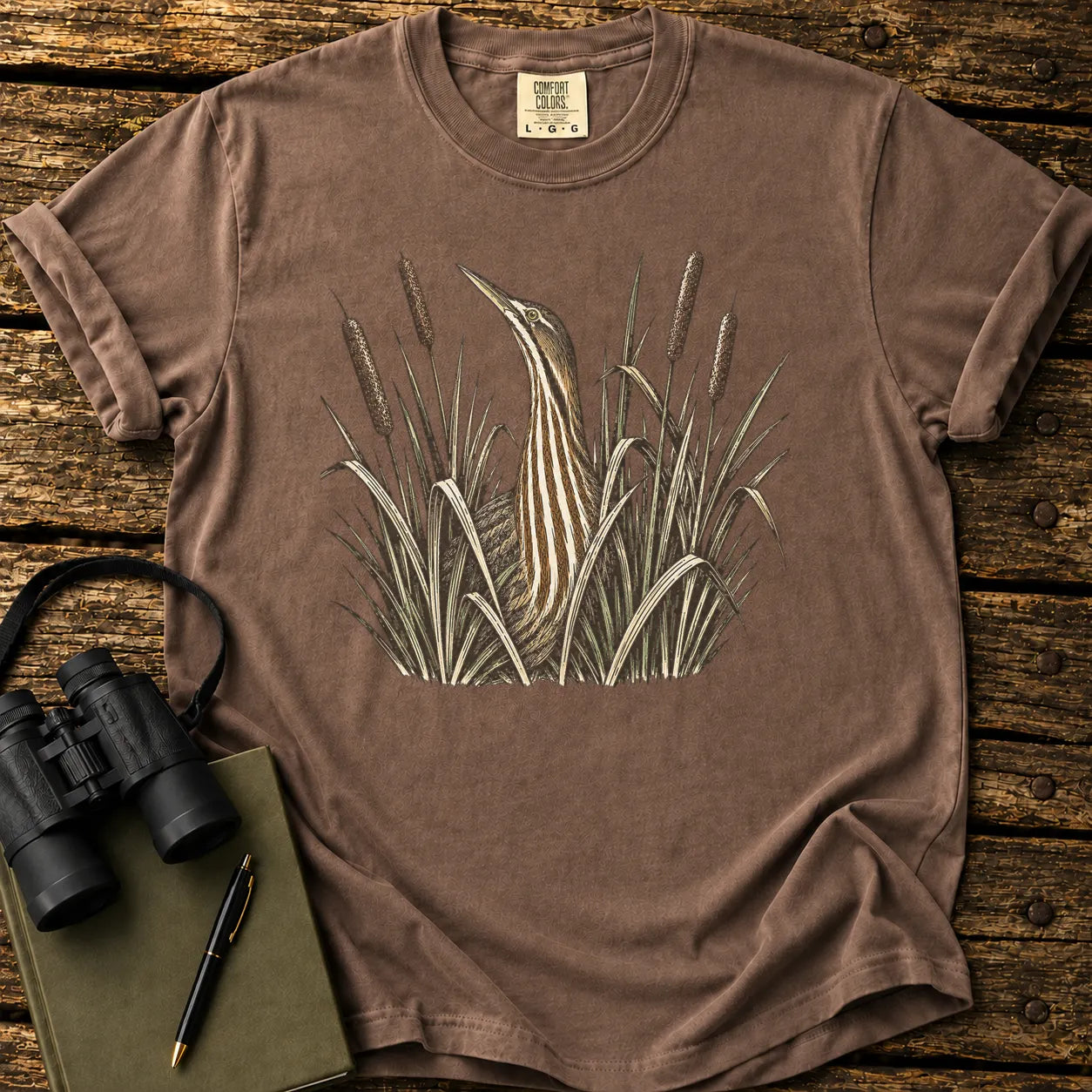 Camouflaged Bittern T-shirt