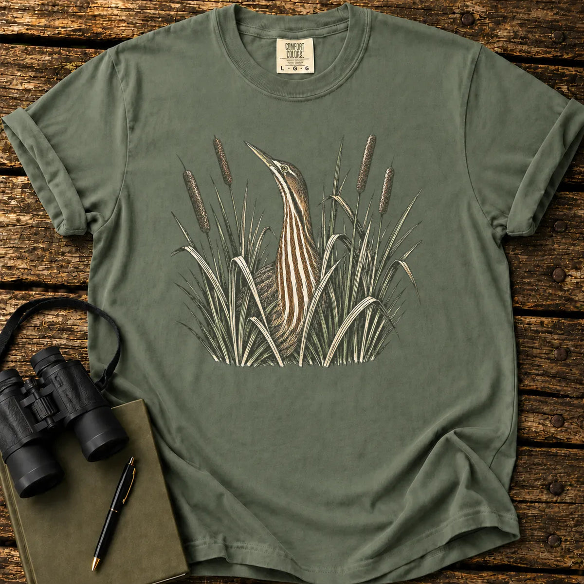 Camouflaged Bittern T-shirt