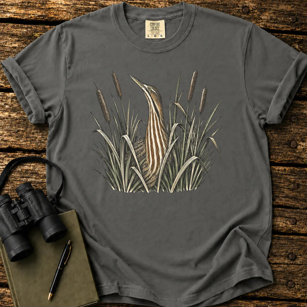 Camouflaged Bittern T-shirt