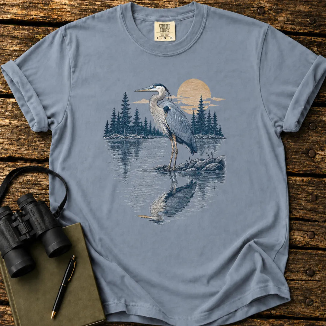 Great Blue Heron Lake T-shirt