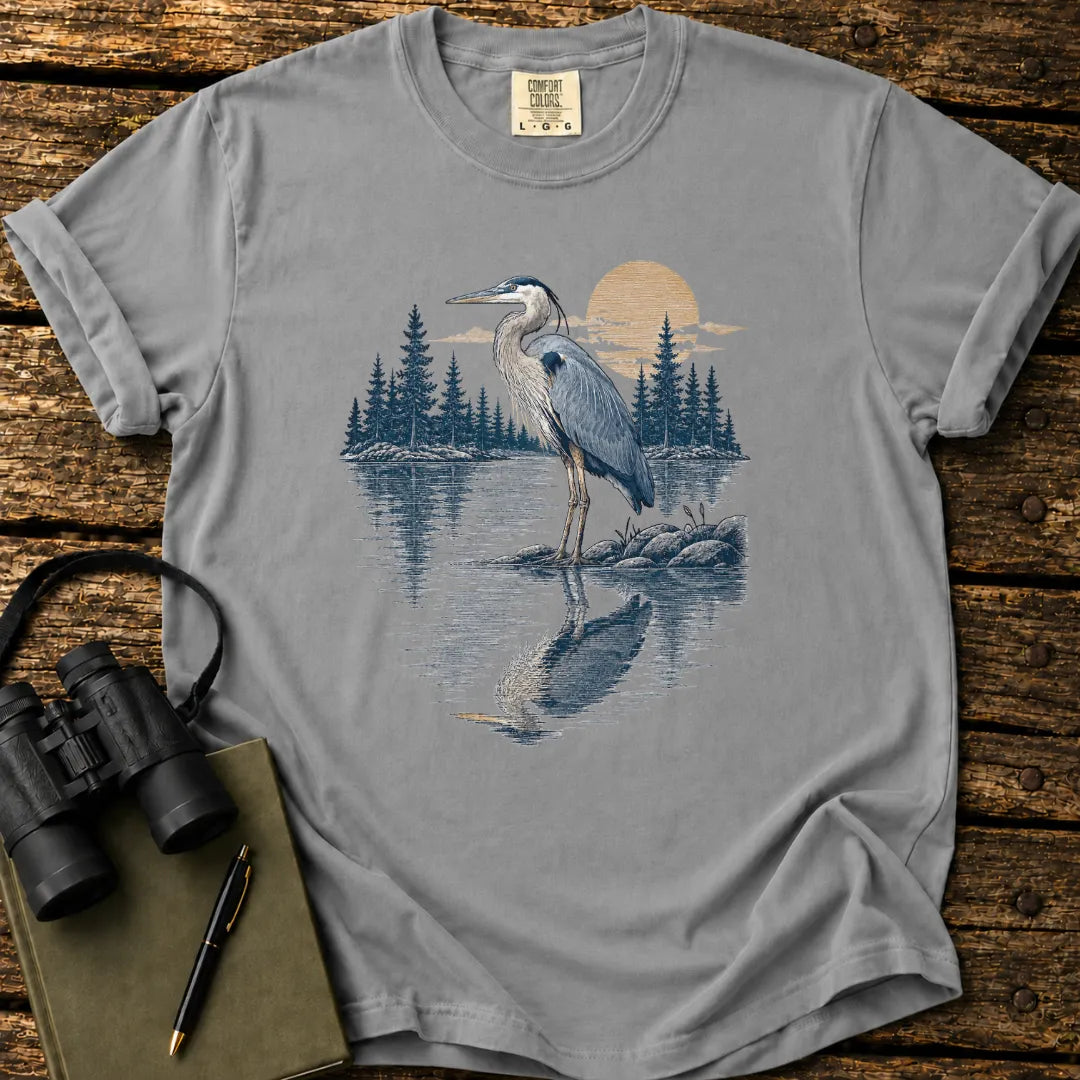 Great Blue Heron Lake T-shirt