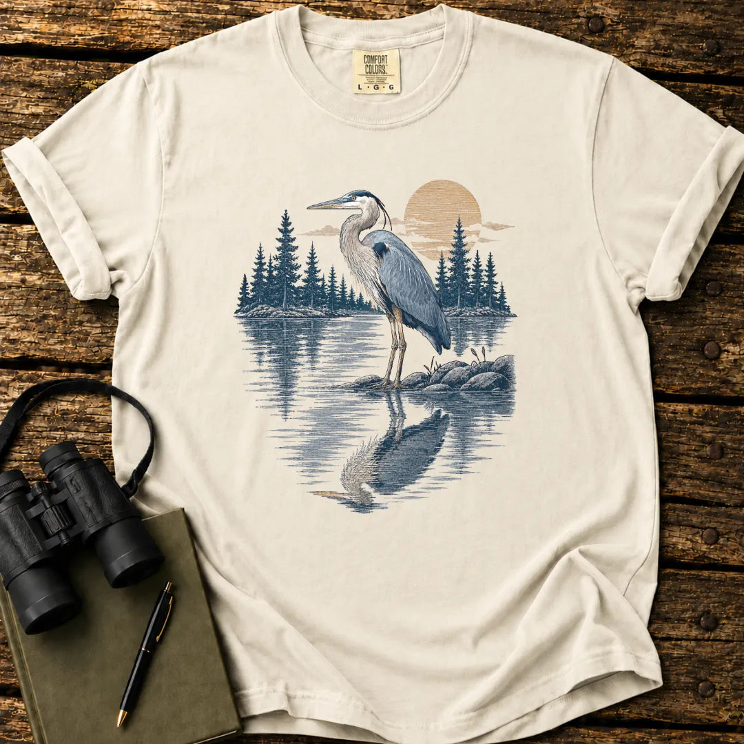 Great Blue Heron Lake T-shirt