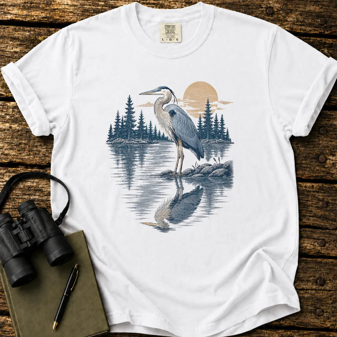Great Blue Heron Lake T-shirt