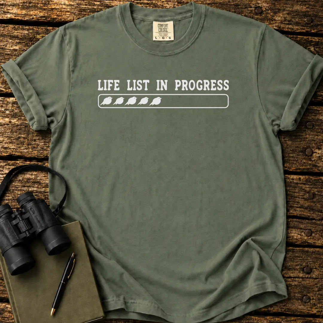 Life List In Progress T-shirt
