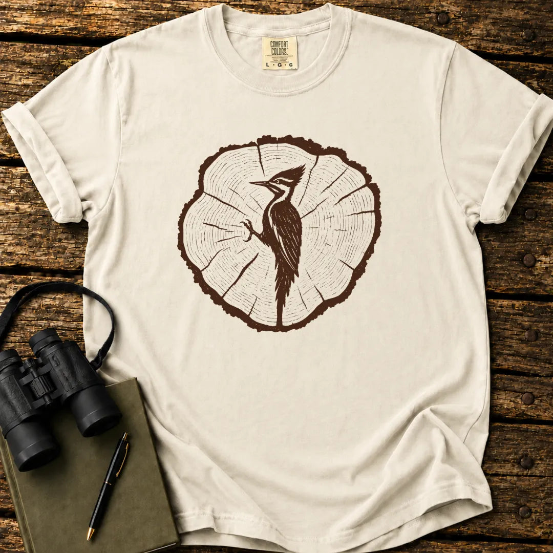 Woodpecker Stump T-shirt