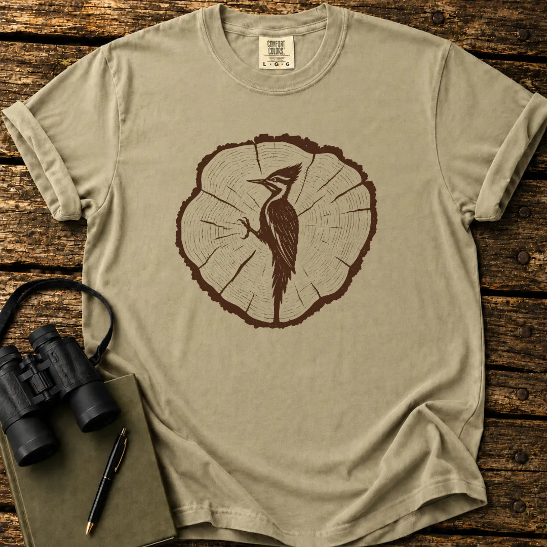 Woodpecker Stump T-shirt